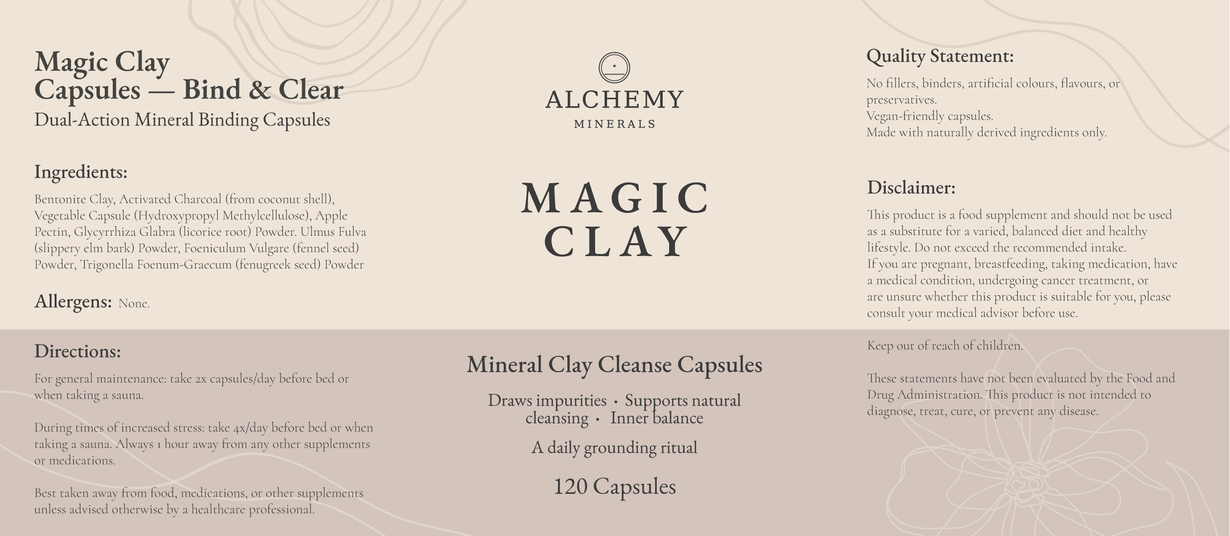 Magic Clay Capsules - Bind & Clear