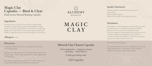 Magic Clay Capsules - Bind & Clear